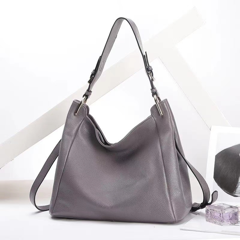 Supple Leather Slouchy Bag Shoulder Purse LH3047_6 Colors  