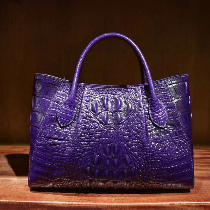 Crocodile Pattern Purse Set Leather Bag LH1629L_6 Colors