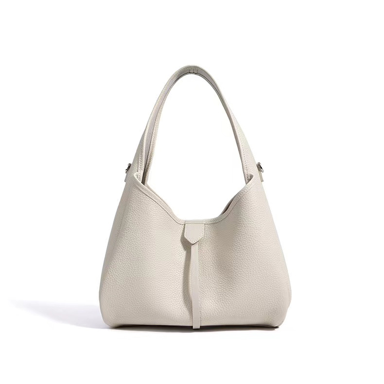 Fashion Leather Handbags Top-Grain Cowhide Hobo Tote LH3879_3 Colors