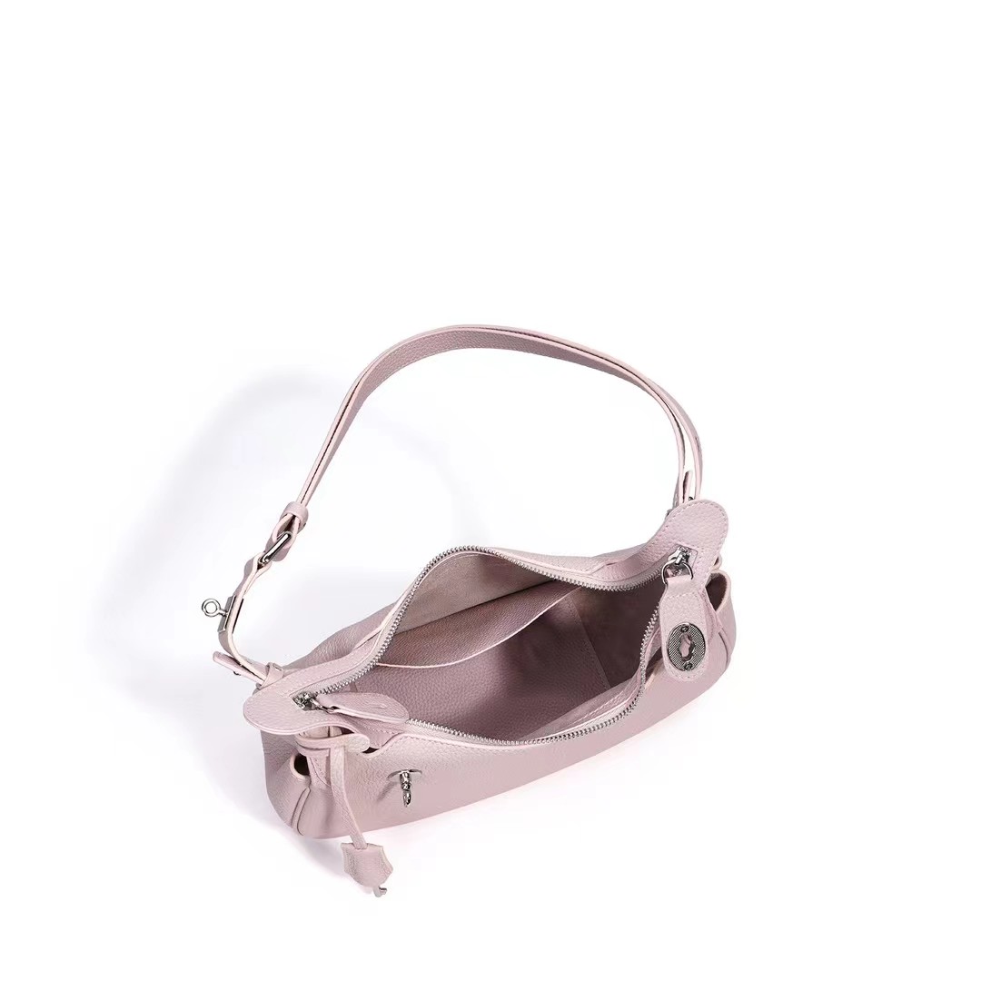 Top Handle Leather Purse with Leather Belt LH3895_4 Colors