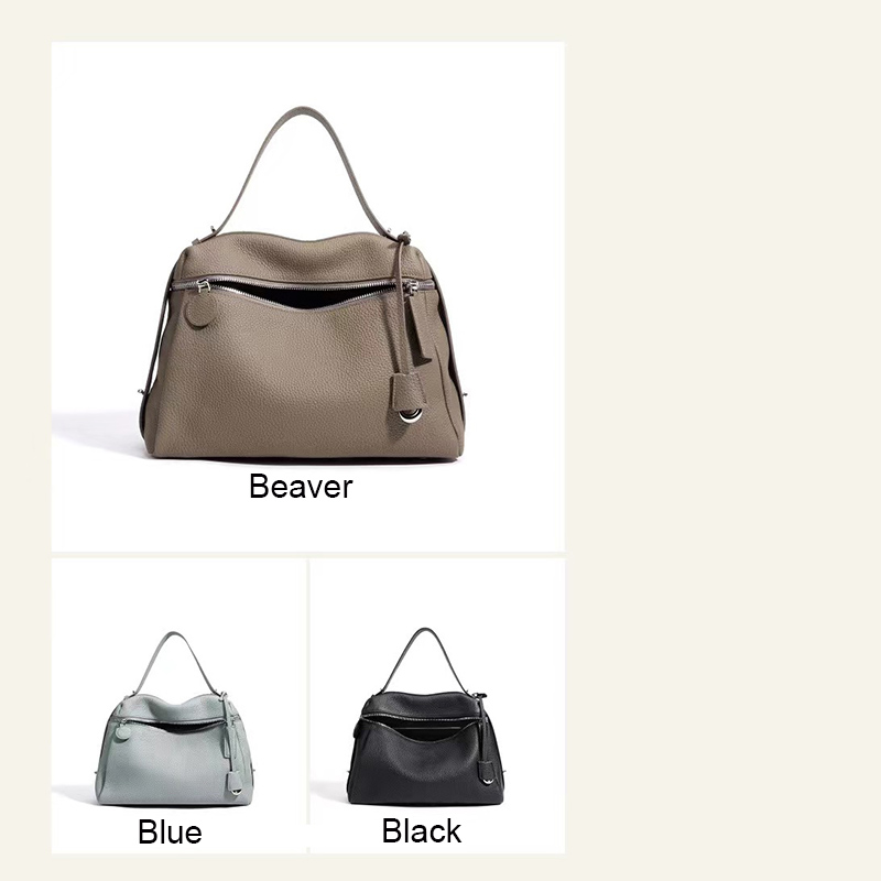 Leather Satchel Bag Women Leather Purse LH3906_3 Colors