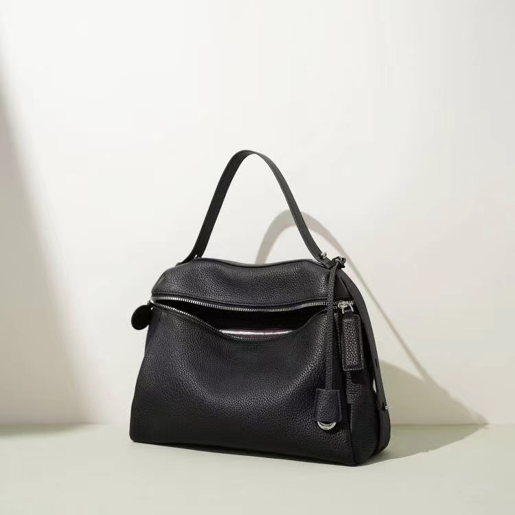 Leather Satchel Bag Women Leather Purse LH3906_3 Colors