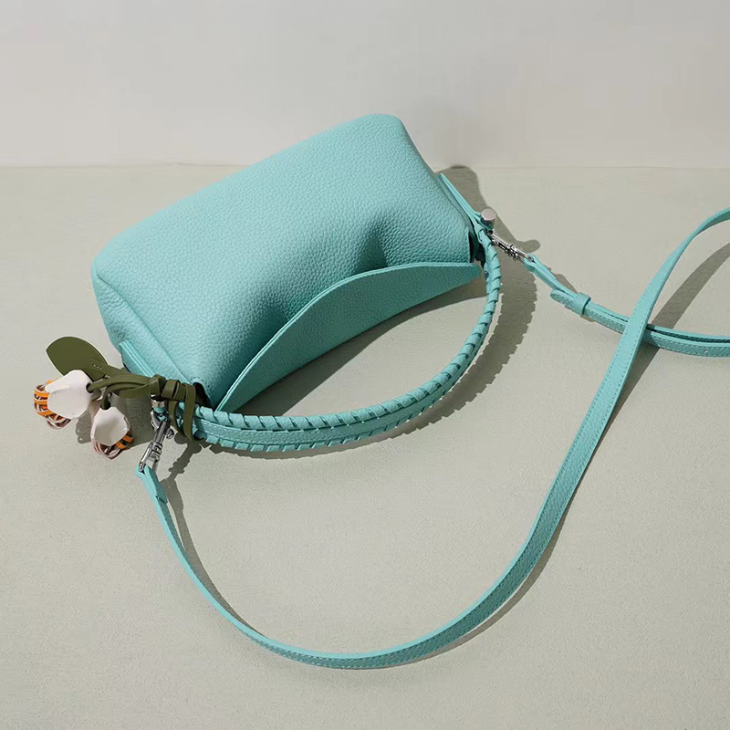 Leather Hobo Bag with Magnetic Snap for Women LH3909_5 Colors