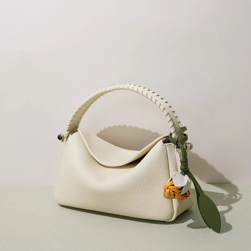 Leather Hobo Bag with Magnetic Snap for Women LH3909_5 Colors