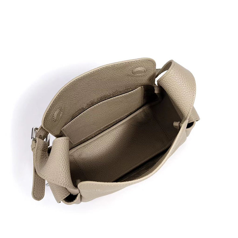 Leather Hobo Bag Women Shoulder Bag with Side Pockets LH3908_6 Colors