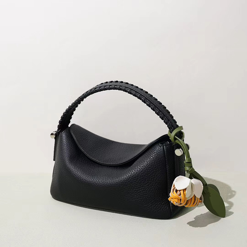 Leather Hobo Bag with Magnetic Snap for Women LH3909_5 Colors