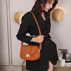 Gorgeous Womens Leather Saddle Bag Handbag LH3186_3 Colors