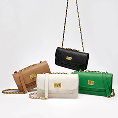 Womens Leather Crossbody Bag Ladies Handbag LH3319S_4 Colors 