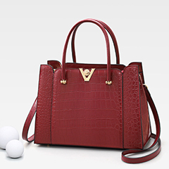 Crocodile Pattern Real Leather Bag Ladies Handbags LH3584_3 Colors  