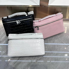 Crocodile Pattern Leather Satchel Bag Women Purse Handbags LH3721_3 Colors 