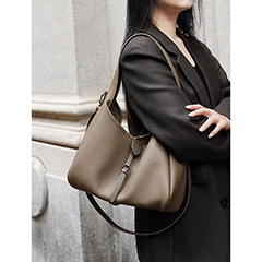 Fashion Leather Handbags Top-Grain Cowhide Hobo Tote LH3879_3 Colors 