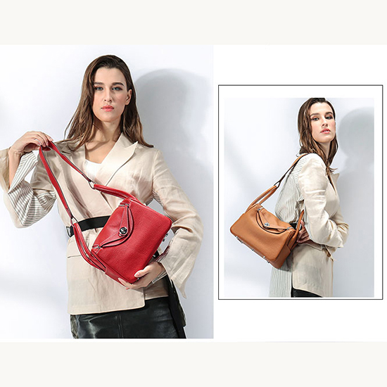30cm Fashion Real Leather Crossbody Bag LH2566L_9 Colors