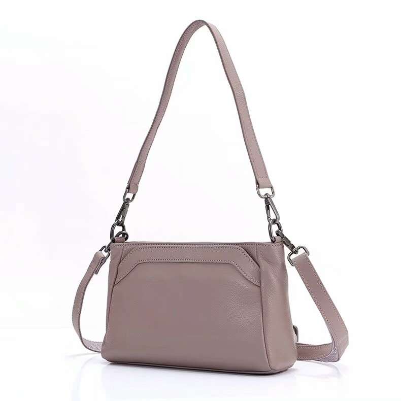 Womens Soft Genuine Leather Crossbody Bag LH2764_3 Colors 