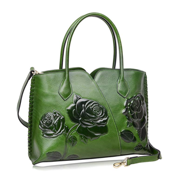 Floral Pattern Leather Shoulder Bag LH2389_4 Colors 