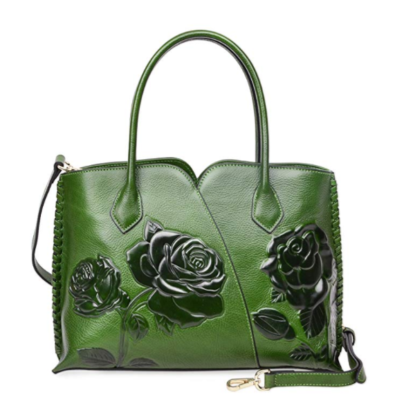 Floral Pattern Leather Shoulder Bag LH2389_4 Colors 