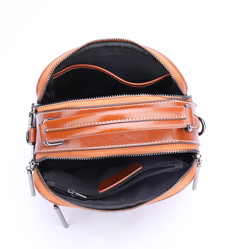 Distress Leather Satchel Bag Women Handbag LH2837_5 Colors 