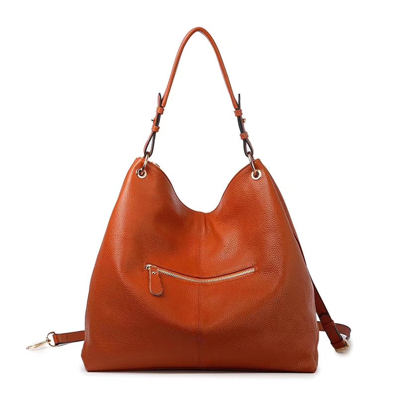 Large Soft Genuine Leather Hobo Bag for Women LH2909_5 Colors 