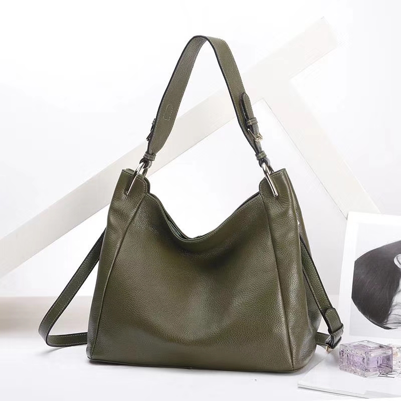 Ladies Large Soft Genuine Leather Hobo Bag LH2910_5 Colors 