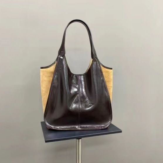 Suede Distressed Leather Shoulder Bag LH3232_3 Colors 