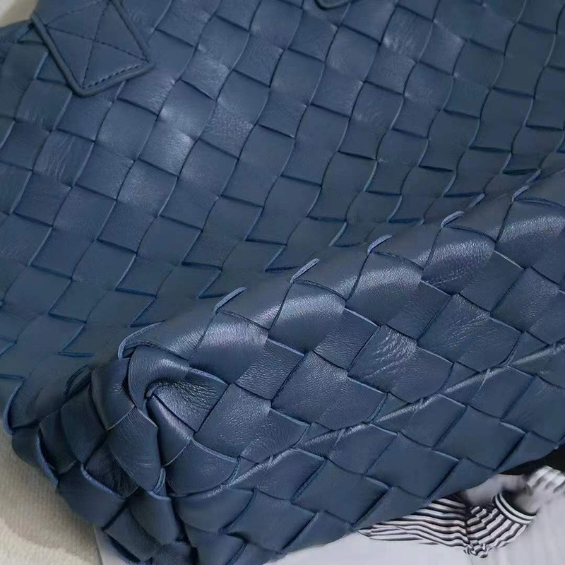 Trendy Supple Woven Sheepskin Leather Purse Handbag LH3256_6 Colors