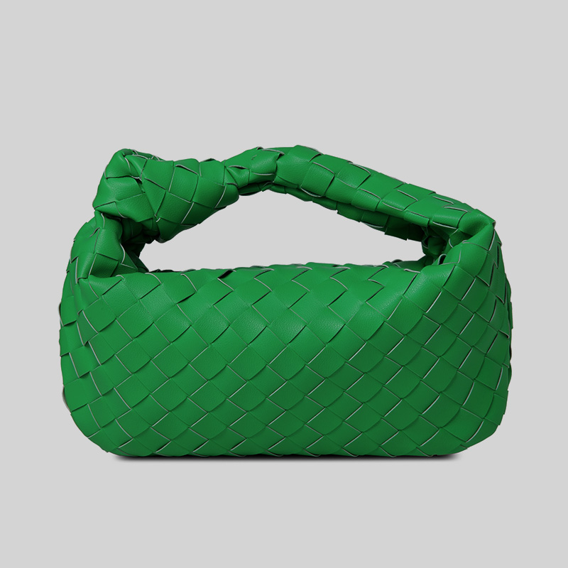 Woven Sheepskin Leather Hobo Bag LH3267_4 Colors