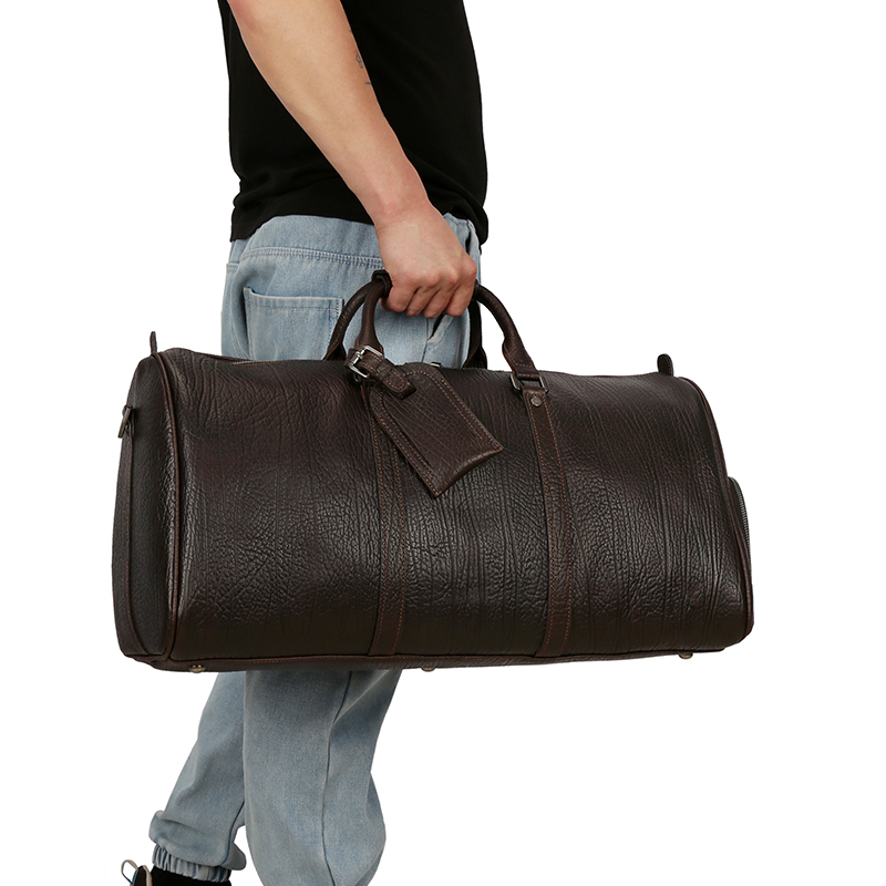 Over Size leather luggage bag Duffel bag Weekend bag LH3352_2 Colors