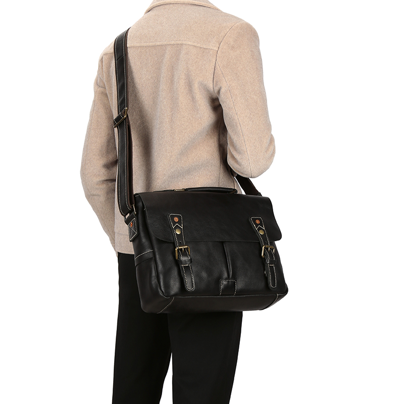 Leather Messenger Bag Briefcase Men Bag LH3350