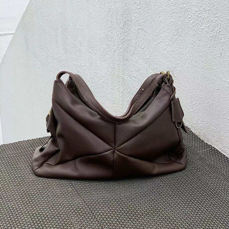 Supple Genuine Leather Shoulder Bag Women Purse LH3390_4 Colors
