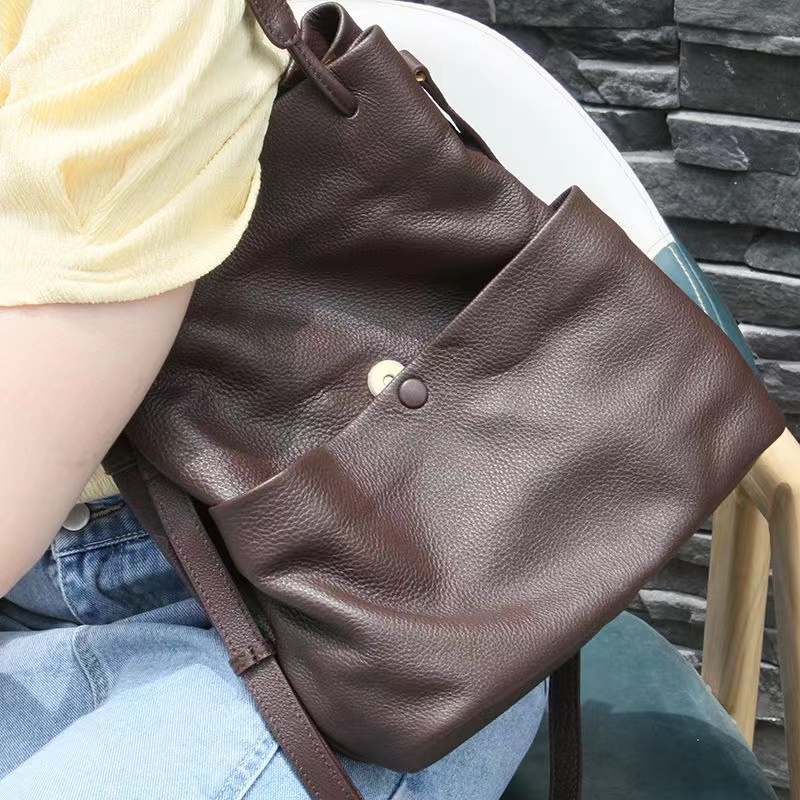 Ladies Supple Leather Bag Shoulder Purse LH3393_4 Colors