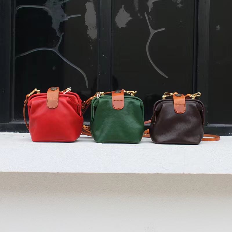 Cute Leather Crossbody Mini Handbags Sling Bag LH3540_3 Colors