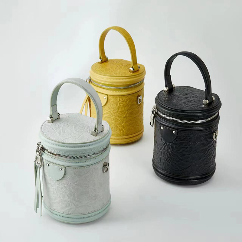 Barrel Bag Fashion Women Leather Crossbody Bag LH3564_3 Colors