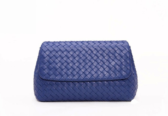 Seal Blue Leather Bag LH842