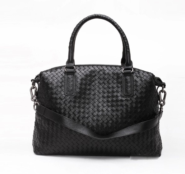 Stelly Black Leather Tote LH858