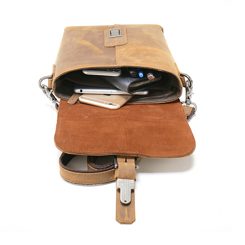 genuine leather messenger