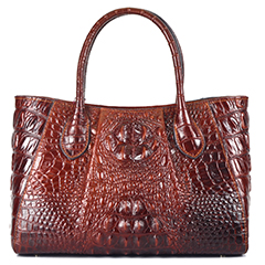 Lady Crocodile Pattern Leather Bag LH1629S_4 Colors 