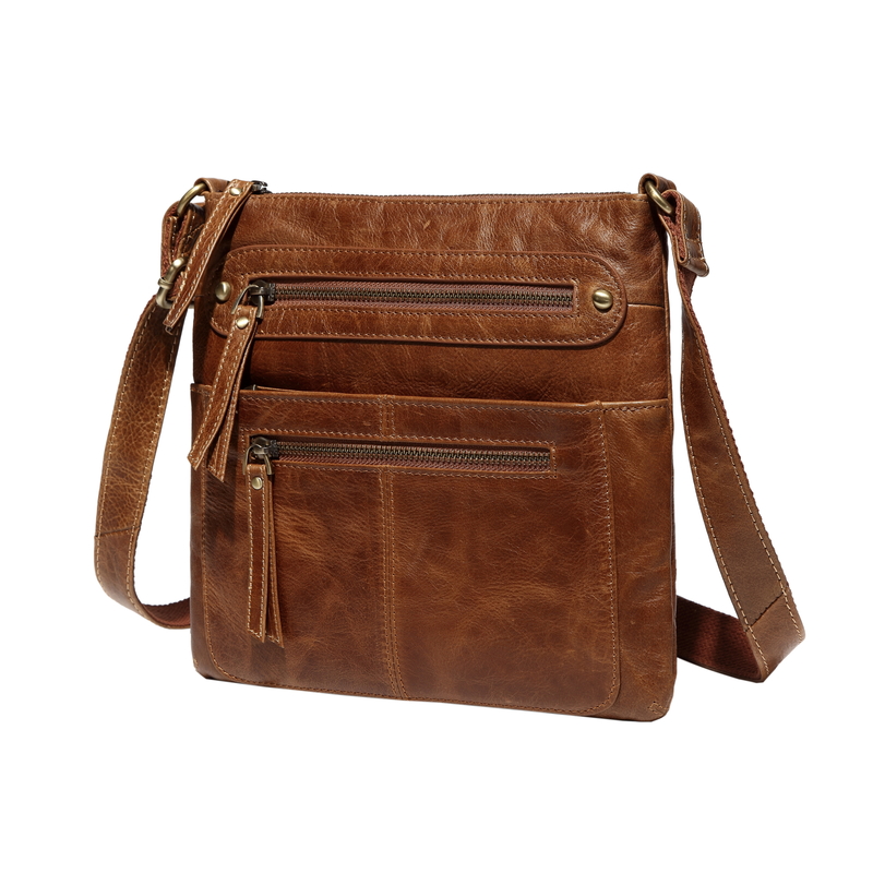 Brown Multi Pockets Crossbody Shoulder Bag LH2550 where to buy handbags