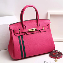 30cm Designer Womens Leather Tote Top Handle Bag LH2737B_4 Colors