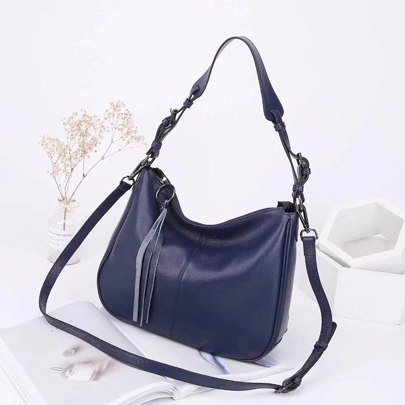 Soft Women Leather Hobo Handbag LH2916_6 Colors 