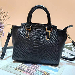Python Real Leather Tote Bag Women Handbags LH3043_5 Colors 