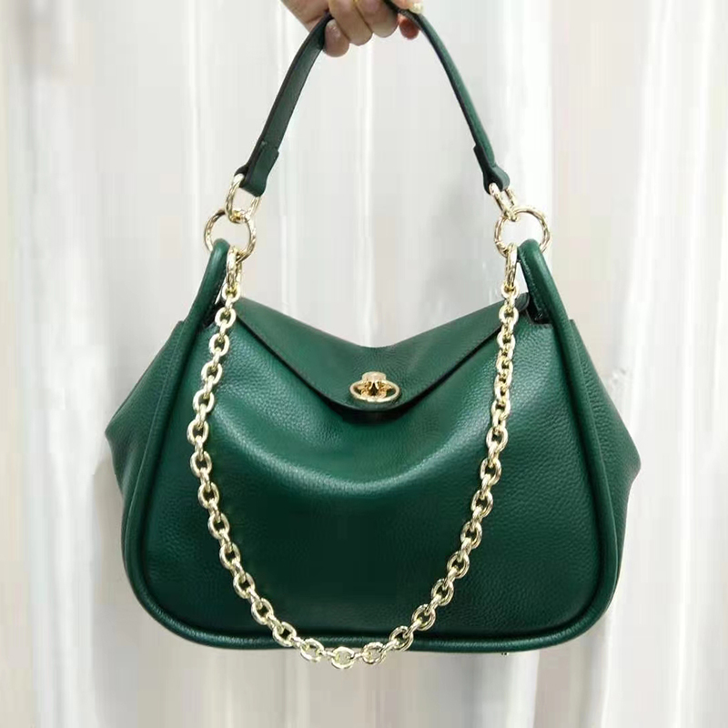 Soft Genuine Leather Shoulder Bag LH3064_5 Colors 