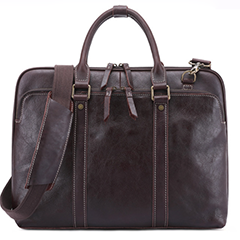 Briefcase Leather Laptop Bag Men Bag LH3137_2 Colors 