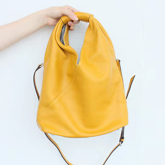 Supple Cowhide Leather Hobo Bag Women Purse LH3386_4 Colors