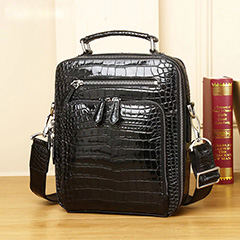 Crocodile Pattern Real Leather Bag Mens Purse LH3425