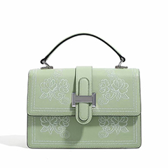 Floral Leather Crossbody Bag Ladies Satchel Bags LH3586_3 Colors