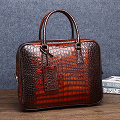 Business Briefcase Man Purse Office Bags for Mens Crocodile Pattern Combination Lock LH3650