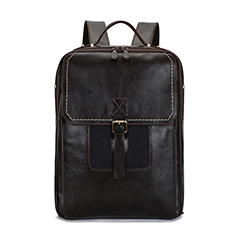 Classical Real Leather Mens Bag Backpack LH3758