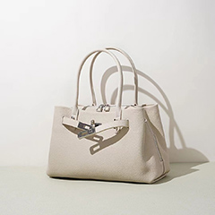 Top Handle Leather Purse with Leather Belt LH3895_4 Colors