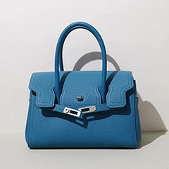 Elegant Top Handle Handbag with Belt and Flap Design LH3914_5 Colors